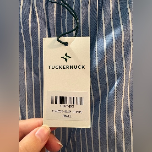 TUCKERNUCK NWT Blue Stripe Athena Skirt - Picture 4 of 5